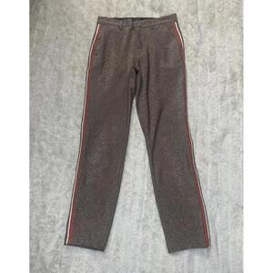 Scotch & Soda gold metallic Lurex tailored pants Size XS